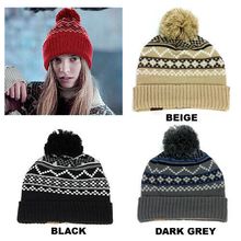 Beanie Caps - Knitted with Pom Pom - HT-001