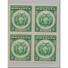 Bolivia Stamp Scott #213, Mint Never Hinged, Block of 4