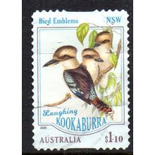 AUSTRALIA: 2020, BIRD EMBLEMS, KOOKABURRA, SELF ADHESIVE STAMP. 03/04