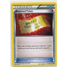 Pokemon XY BREAKThrough #147/162 Reserved Ticket