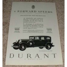 1929 Durant Six-Seventy DeLuxe Sedan Ad!!!
