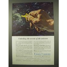 1956 Union Carbide Ad - Secrets of the Universe