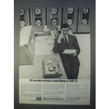 1966 DeJur Grundig Stenorette Embassy Dictating Ad - So Nice