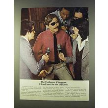 1979 Hathaway Chequers Shirts Ad - Not for Diffident