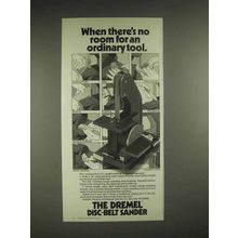 1982 Dremel Disc-Belt Sander Ad - No Room For Ordinary