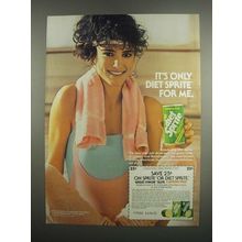 1984 Diet Sprite Soda Ad - It's Only Diet Sprite for Me