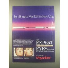1985 Maybelline Expert Eyes Mascara Ad - Better Than