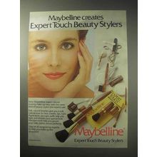 1985 Maybelline Expert Touch Beauty Stylers Ad
