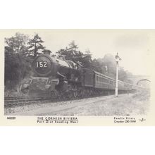 152 Train Cornish Riviera Reading West Railway Postcard