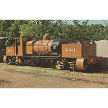 Wm William Francis 6841 Train Beyer Peacock Garrett Postcard