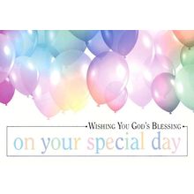 Wishing You God's Blessing On Your Special Day - 01369