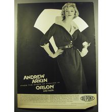 1959 Du Pont Orlon Ad - Andrew Arkin finds the shape of fashion in Orlon