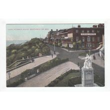 Queen Victoria Statue Southend-on-Sea Postcard Essex The White Series