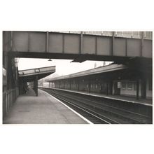 Waddon Station Croydon London Real Photo PB Postcard