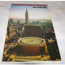 MADISON SQUARE GARDEN BIRD'S EYE VIEW ,NEW YORK CITY POST CARD