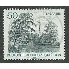 BERLIN - 1976 50pf 'BERLIN VIEWS - TIERGARTEN ' FINE USED (EBID42-355)