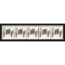 2124 4.9c Buckboard Very Fine MNH Dry Gum PNC 4/5 X0257