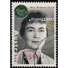 Australia 1995 War Heroes 45c Used ss Stamp Jessie Vasey