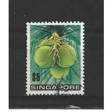 Singapore.SG223 $5 Coconut.Fine Used.Jun25
