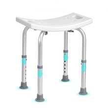 Shower Chair, Adjustable Height Shower Stool with Built-in Handles, Shower S...