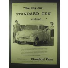 1958 Standard Ten Car Ad - Arrived