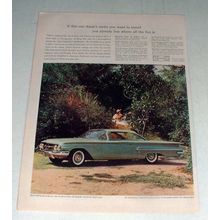 1960 Chevrolet Bel Air Sport Coupe Car Ad