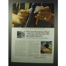 1964 Winchester Model 70 Rifle Ad - Barrel May Float