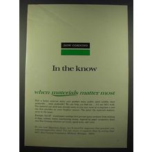 1965 Dow Corning Ad - In the Know
