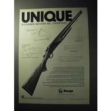 1977 Savage Model 242 Shotgun Ad - Unique