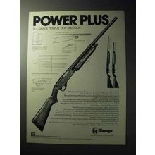 1977 Savage Model 30-D Shotgun Ad - Power Plus