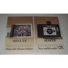 1977 Polaroid MinuteMaker Camera Ad