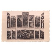 ST. BAAFSKERK, GENT, (Ghent) BELGIUM. used vintage postcard 1952 postmark =