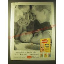 1956 Pablum Mixed Cereal Ad - Watch for the bright new Pablum packages