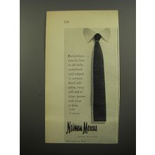 1955 Neiman-Marcus Ties Ad - Fantastique