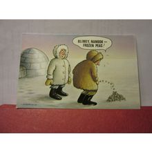 SAUCY SEASIDE POSTCARD unused BAMFORTH & CO. no 48 black triangle frozen peas #