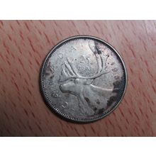 1965 Queen Elizabeth ll 25 Cents Canada Coin