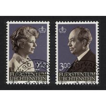 Liechtenstein Princess Gina Prince Francis Joseph II 2v 1983 CTO SG#823-824