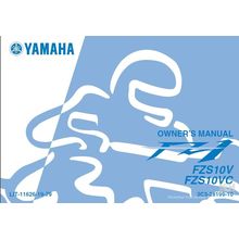 YAMAHA FZS10V FZS10VC OWNERS MANUAL MOTORCYCLE 104 PAGES IN ENGLISH