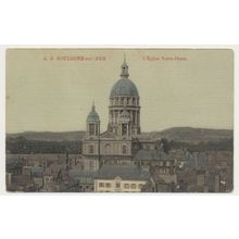 BOULOGNE-SUR-MER L'Eglise Notre-Dame France RPPC G.G. early 20th C.