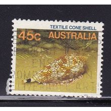 AUSTRALIA 1984 MARINE LIFE 45c CONE SHELL USED SG928