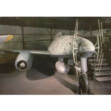 ME 262 B-1a At Johannesburg South Africa WW2 Plane Postcard