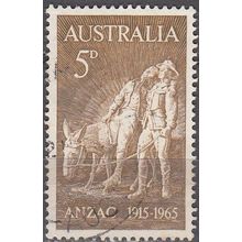 Australia 1965 Michel 349 O Cote (2005) 0.30 € Statue de l'ANZAC Cachet rond