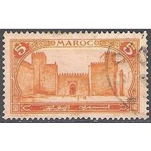 Maroc 1923 Michel 53 O Cote (2005) 0.30 € Fas Bab Segma Cachet rond
