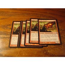 Magic The Gathering, MTG, 7-Cards, 1993-2009, HELLFIRE MONGREL, nm