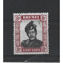 Brunei.SG105 8c Sultan Omar Ali Saifuddin.Fine Used.Aug25f