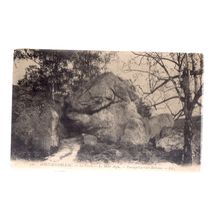LA FORET, FONTAINBLEAU, FRANCE used vintage postcard 1908 postmark #