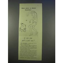 1955 Andrews Salts Ad - Are You a Slow Bowler?