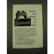 1959 Bushnell Custom 7x35 Binoculars Ad