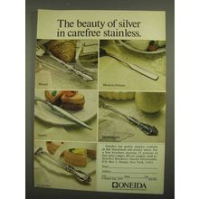 1974 Oneida Silverware Ad - Mozart, Venetia, Louisiana