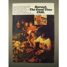 1975 Hormel Chili Ad - The Good Time
